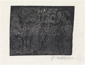 JULES PASCIN Group of 6 prints.